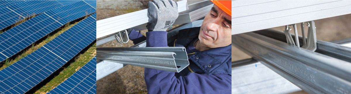 Fastening-Clips pv mounting system