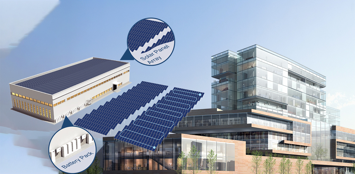 solar panel array battery pack