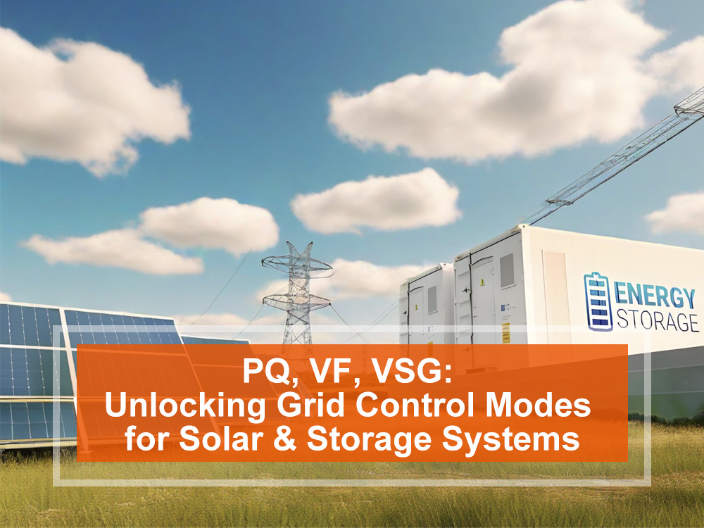 PQ, VF, VSG: Unlocking Grid Control Modes for Solar & Storage Systems