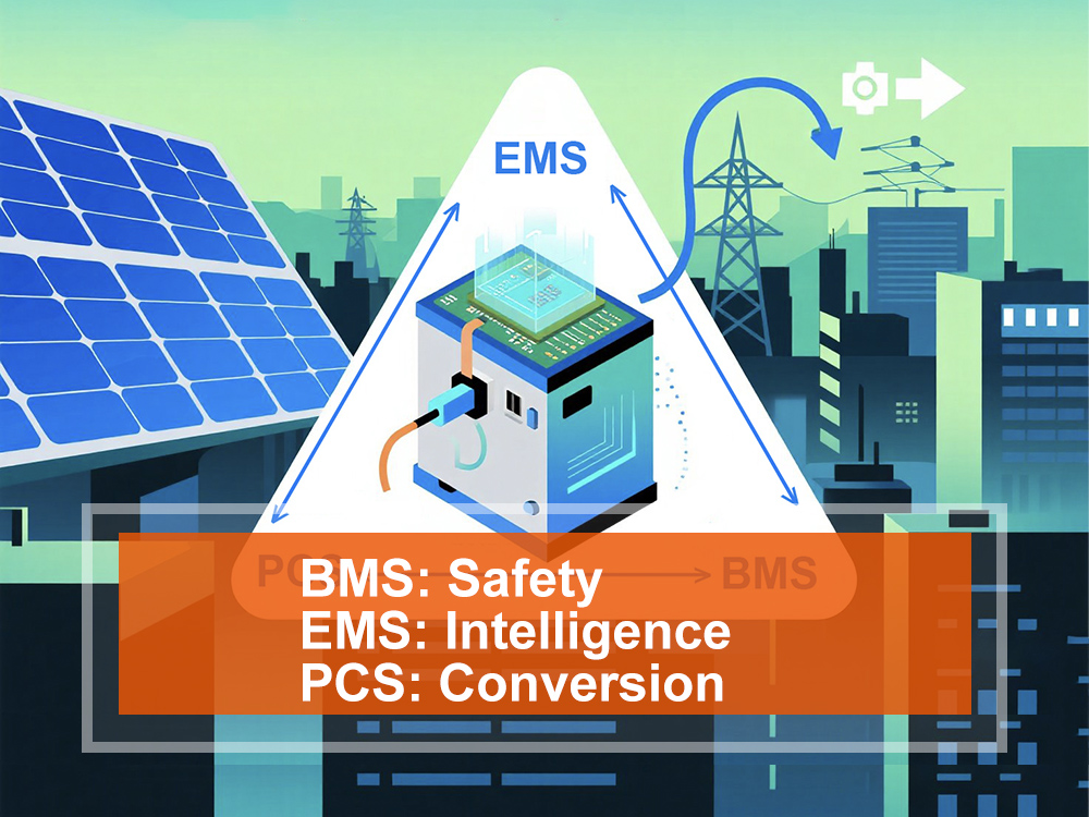 BMS, EMS And PCS: Core Components of Modern Energy Storage And Power Systems